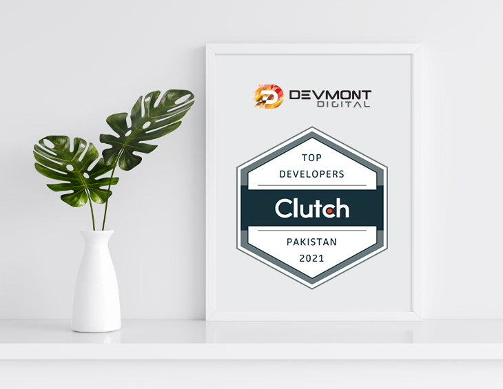 Clutch Recognizes Devmont Digital as a 2021 Top Developer in Pakistan