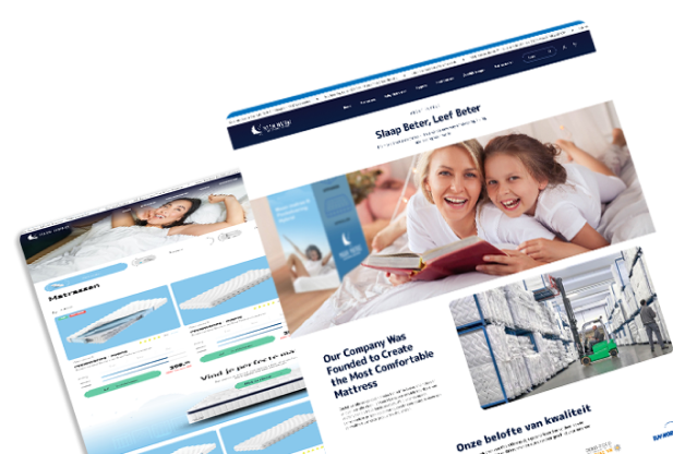 Manmatras Manmatras matrassen product listing page displaying various mattress models and options for buyers